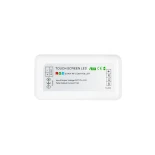 Ασύρματος LED RGB Controller με Μαύρο Στρογγυλό Χειριστήριο Αφής 2.4G RF 12v (192w) - 24v (384w) DC GloboStar 77445