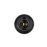GLOBOSTAR® LAMPHOLDER 78959 Ντουί E27 με Ροδέλα IP20 Μαύρο - Μ5.8 x Π5.8 x Υ5.8cm