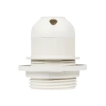 GloboStar® 78960 ΣΕΤ Ντουί E27 με Ροδέλα Πλαστικό Λευκό DIY