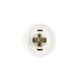 GloboStar® 78960 ΣΕΤ Ντουί E27 με Ροδέλα Πλαστικό Λευκό DIY