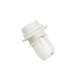GLOBOSTAR® LAMPHOLDER 78962 Ντουί E14 με Ροδέλα IP20 Λευκό - Μ4.5 x Π4.5 x Υ5.6cm