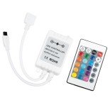 GloboStar® 73403 Ασύρματος LED RGB Controller με Χειριστήριο IR DC 12-24V Max 144W