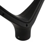 GLOBOSTAR® SQUARE 12117 Φωτιστικό Στύλου/Κολώνας Πλατείας/Πάρκου με Ασύρματο Χειριστήριο LED 25W 2500lm 120° Ενσωματωμένο Φωτοβολταϊκό Panel 5V 12W & Επαναφορτιζόμενη Μπαταρία Li-ion 3.2V 24000mAh με Αισθητήρα Κίνησης-Ημέρας-Νύχτας Αδιάβροχο IP65 Ψυχρό Λε