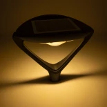 GLOBOSTAR® SQUARE 90507 Φωτιστικό Στύλου/Κολώνας Πλατείας/Πάρκου/Κήπου με Ασύρματο Χειριστήριο LED 20W 800lm 120° Ενσωματωμένο Φωτοβολταϊκό Panel 6V 20W & Επαναφορτιζόμενη Μπαταρία Li-ion 3.2V 20000mAh με Αισθητήρα Κίνησης-Ημέρας-Νύχτας Αδιάβροχο IP65 Θερ