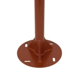 GLOBOSTAR® URBANO-280 GLB-000-0011 Μεταλλικός Γαλβανισμένος Στύλος Φωτισμού για Φωτοβολταϊκό Φωτιστικό Δρόμου Εξωτερικού Χώρου - RAL 8004 Corten Καφε Ματ - Μ84 x Π25 x Υ280cm