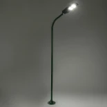GLOBOSTAR® URBANO-280 GLB-000-0012 Μεταλλικός Γαλβανισμένος Στύλος Φωτισμού για Φωτοβολταϊκό Φωτιστικό Δρόμου Εξωτερικού Χώρου - RAL 6009 Κυπαρίσσι Ματ - Μ84 x Π25 x Υ280cm
