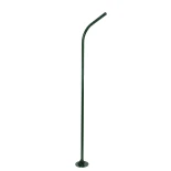GLOBOSTAR® URBANO-280 GLB-000-0012 Μεταλλικός Γαλβανισμένος Στύλος Φωτισμού για Φωτοβολταϊκό Φωτιστικό Δρόμου Εξωτερικού Χώρου - RAL 6009 Κυπαρίσσι Ματ - Μ84 x Π25 x Υ280cm
