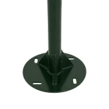 GLOBOSTAR® URBANO-280 GLB-000-0012 Μεταλλικός Γαλβανισμένος Στύλος Φωτισμού για Φωτοβολταϊκό Φωτιστικό Δρόμου Εξωτερικού Χώρου - RAL 6009 Κυπαρίσσι Ματ - Μ84 x Π25 x Υ280cm