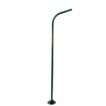 GLOBOSTAR® URBANO-280 GLB-000-0012 Μεταλλικός Γαλβανισμένος Στύλος Φωτισμού για Φωτοβολταϊκό Φωτιστικό Δρόμου Εξωτερικού Χώρου - RAL 6009 Κυπαρίσσι Ματ - Μ84 x Π25 x Υ280cm