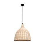 kelvo® BAHAMAS KLV-102-0002 Κρεμαστό Φωτιστικό Οροφής για Λάμπα με Ντουί E27 AC 220-240V IP20 - Μπεζ - Μ45 x Π45 x Υ45cm