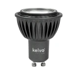 kelvo® KYRON 3° KLV-103-0003 Σποτ GU10 MR16 LED 3W 360lm CRI≥90 3° AC 220-240V IP20 Φυσικό Λευκό 4500K Dimmable - CREE XPE Chip - Γκρι Ανθρακί Ματ - Μ5 x Π5 x Υ5.8cm - 3 Χρόνια Εγγύηση