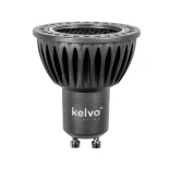 kelvo® KYRON DARK 36° KLV-103-0008 Σποτ GU10 MR16 με Honeycomb Anti-Glare Reflector LED 7W 770lm CRI≥90 36° AC 220-240V IP20 Θερμό Λευκό 2700K Dimmable - CREE CXA Chip - Γκρι Ανθρακί & Μαύρο Ματ - Μ5 x Π5 x Υ5.8cm - 3 Χρόνια Εγγύηση