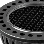 kelvo® KYRON DARK 36° KLV-103-0010 Σποτ GU10 MR16 με Honeycomb Anti-Glare Reflector LED 7W 840lm CRI≥90 36° AC 220-240V IP20 Φυσικό Λευκό 4500K Dimmable - CREE CXA Chip - Γκρι Ανθρακί & Μαύρο Ματ - Μ5 x Π5 x Υ5.8cm - 3 Χρόνια Εγγύηση