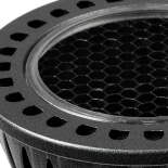 kelvo® KYRON DARK 60° KLV-103-0011 Σποτ GU10 MR16 με Honeycomb Anti-Glare Reflector LED 7W 840lm CRI≥90 60° AC 220-240V IP20 Φυσικό Λευκό 4500K Dimmable - CREE CXA Chip - Γκρι Ανθρακί & Μαύρο Ματ - Μ5 x Π5 x Υ5.8cm - 3 Χρόνια Εγγύηση