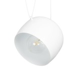 GLOBOSTAR® JASPER 01374 Μοντέρνο Κρεμαστό Φωτιστικό Οροφής με Ντουί 1 x E27 AC 220-240V IP20 - Λευκό - Μ25 x Π25 x Υ22cm
