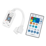 GloboStar® 73430 Ασύρματος Smart Home Wi-Fi LED RGBW + WW Controller με Χειριστήριο RF DC 9-28V Max 100W