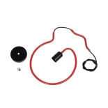 GLOBOSTAR® LIBBY 01095-1 Παιδικό Κρεμαστό Φωτιστικό Οροφής με Ντουί 1 x E27 AC 220-240V IP20 - Κόκκινο - Μ28 x Π28 x Υ16cm