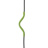 GLOBOSTAR® LIBBY 01096-1 Παιδικό Κρεμαστό Φωτιστικό Οροφής με Ντουί 1 x E27 AC 220-240V IP20 - Πράσινο & Μαύρο - Μ31 x Π31 x Υ16cm
