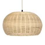 GLOBOSTAR® DE LA MER 01624 Boho Κρεμαστό Φωτιστικό Οροφής με Ντουί 3 x E27 AC 220-240V IP20 - Μπεζ - Μ45 x Π45 x Υ24cm