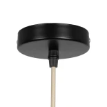 GLOBOSTAR® DE LA MER 01624 Boho Κρεμαστό Φωτιστικό Οροφής με Ντουί 3 x E27 AC 220-240V IP20 - Μπεζ - Μ45 x Π45 x Υ24cm