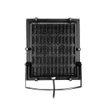GLOBOSTAR® RGBFLOOD 75602 Προβολέας με IR Ασύρματο Χειριστήριο LED 50W 3250lm 120° AC 220-240V Αδιάβροχο IP66 Πολύχρωμο RGB Dimmable - COB Chip - Μαύρο Ματ - Μ28.5 x Π23.5 x Υ10cm - 2 Χρόνια Εγγύηση
