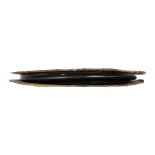GLOBOSTAR® SHRINKTUBE 79817 Θερμοσυστελλόμενο Μακαρόνι Στεγανοποίησης για Neon Flex LED Αδιάβροχο IP65 - Μαύρο Ματ - Μ10000 x Π0.8 x Υ0.8cm/Π1 x Υ1cm - Ρολό 100 Μέτρων