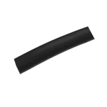 GLOBOSTAR® SHRINKTUBE 79817 Θερμοσυστελλόμενο Μακαρόνι Στεγανοποίησης για Neon Flex LED Αδιάβροχο IP65 - Μαύρο Ματ - Μ10000 x Π0.8 x Υ0.8cm/Π1 x Υ1cm - Ρολό 100 Μέτρων