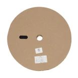 GLOBOSTAR® SHRINKTUBE 79818 Θερμοσυστελλόμενο Μακαρόνι Στεγανοποίησης για Neon Flex LED Αδιάβροχο IP65 - Μαύρο Ματ - Μ10000 x Π1 x Υ1cm/Π1 x Υ1cm - Ρολό 100 Μέτρων