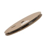 GLOBOSTAR® SHRINKTUBE 79820 Θερμοσυστελλόμενο Μακαρόνι Στεγανοποίησης για Neon Flex LED Αδιάβροχο IP65 - Μαύρο Ματ - Μ10000 x Π1.4 x Υ1.4cm/Π1 x Υ1cm - Ρολό 100 Μέτρων