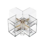 GLOBOSTAR® HEXON GLB-101-0093 Σύνδεσμος + AC 220-240V IP20 - Διάφανο - Μ7 x Π7 x Υ4cm
