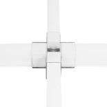 GLOBOSTAR® HEXON GLB-101-0093 Σύνδεσμος + AC 220-240V IP20 - Διάφανο - Μ7 x Π7 x Υ4cm