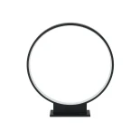 GLOBOSTAR® LUNEA GLB-103-0009 Φωτιστικό Κολωνάκι Κήπου LED 15W 1350lm 120° AC 220-240V Αδιάβροχο IP65 Θερμό Λευκό 2700K - Sanan SMD Chip - Γκρι Ανθρακί Ματ - Μ45 x Π3 x Υ50cm - 3 Χρόνια Εγγύηση