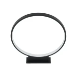 GLOBOSTAR® LUNEA GLB-103-0009 Φωτιστικό Κολωνάκι Κήπου LED 15W 1350lm 120° AC 220-240V Αδιάβροχο IP65 Θερμό Λευκό 2700K - Sanan SMD Chip - Γκρι Ανθρακί Ματ - Μ45 x Π3 x Υ50cm - 3 Χρόνια Εγγύηση