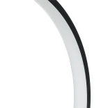 GLOBOSTAR® LUNEA GLB-103-0009 Φωτιστικό Κολωνάκι Κήπου LED 15W 1350lm 120° AC 220-240V Αδιάβροχο IP65 Θερμό Λευκό 2700K - Sanan SMD Chip - Γκρι Ανθρακί Ματ - Μ45 x Π3 x Υ50cm - 3 Χρόνια Εγγύηση