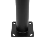 GLOBOSTAR® STILO GLB-103-0022 Στύλος/Κολώνα για Φωτιστικό Πλατείας/Πάρκου/Κήπου Αδιάβροχο IP65 - Γκρι Ανθρακί Ματ - Μ11.5 x Π7.5 x Υ300cm 