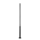 GLOBOSTAR® STILIA GLB-103-0023 Στύλος/Κολώνα για Φωτιστικό Πλατείας/Πάρκου/Κήπου LED 72W 6480lm 120° AC 220-240V Αδιάβροχο IP65 Θερμό Λευκό 2700K - Sanan SMD Chip - Γκρι Ανθρακί Ματ - Μ11.5 x Π7.5 x Υ300cm - 3 Χρόνια Εγγύηση