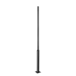 GLOBOSTAR® STILIA GLB-103-0023 Στύλος/Κολώνα για Φωτιστικό Πλατείας/Πάρκου/Κήπου LED 72W 6480lm 120° AC 220-240V Αδιάβροχο IP65 Θερμό Λευκό 2700K - Sanan SMD Chip - Γκρι Ανθρακί Ματ - Μ11.5 x Π7.5 x Υ300cm - 3 Χρόνια Εγγύηση