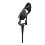 GLOBOSTAR® GARDO GLB-103-0025 Φωτιστικό Σποτ για Φυτά - Δέντρα με Βάση Κήπου / Καρφωτό LED 10W 900lm 24° DC 24V Αδιάβροχο IP65 Θερμό Λευκό 2700K - Sanan SMD Chip - Γκρι Ανθρακί Ματ - Μ5 x Π5 x Υ33cm - 3 Χρόνια Εγγύηση