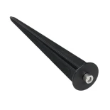 GLOBOSTAR® GARDO GLB-103-0025 Φωτιστικό Σποτ για Φυτά - Δέντρα με Βάση Κήπου / Καρφωτό LED 10W 900lm 24° DC 24V Αδιάβροχο IP65 Θερμό Λευκό 2700K - Sanan SMD Chip - Γκρι Ανθρακί Ματ - Μ5 x Π5 x Υ33cm - 3 Χρόνια Εγγύηση