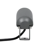 GLOBOSTAR® TREKO GLB-103-0026 Φωτιστικό Σποτ για Φυτά - Δέντρα με Βάση Κήπου / Καρφωτό LED 3W 270lm 5° DC 24V Αδιάβροχο IP65 Θερμό Λευκό 2700K - Sanan SMD Chip - Γκρι Ανθρακί Ματ - Μ6 x Π6 x Υ24cm - 3 Χρόνια Εγγύηση