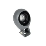GLOBOSTAR® GARDIS GLB-103-0027 Φωτιστικό Σποτ για Φυτά - Δέντρα με Βάση Κήπου / Καρφωτό LED 3W 270lm 24° DC 24V Αδιάβροχο IP65 Θερμό Λευκό 2700K - Sanan SMD Chip - Γκρι Ανθρακί Ματ - Μ3 x Π3 x Υ25cm - 3 Χρόνια Εγγύηση