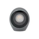 GLOBOSTAR® GARDIS GLB-103-0027 Φωτιστικό Σποτ για Φυτά - Δέντρα με Βάση Κήπου / Καρφωτό LED 3W 270lm 24° DC 24V Αδιάβροχο IP65 Θερμό Λευκό 2700K - Sanan SMD Chip - Γκρι Ανθρακί Ματ - Μ3 x Π3 x Υ25cm - 3 Χρόνια Εγγύηση