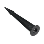 GLOBOSTAR® TRABI GLB-103-0028 Φωτιστικό Σποτ για Φυτά - Δέντρα με Βάση Κήπου / Καρφωτό LED 12W 1080lm 24° DC 24V Αδιάβροχο IP65 Θερμό Λευκό 2700K - Sanan SMD Chip - Γκρι Ανθρακί Ματ - Μ7 x Π7 x Υ37cm - 3 Χρόνια Εγγύηση
