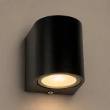 kelvo® MURANO KLV-101-0012 Φωτιστικό Τοίχου / Απλίκα για Λάμπα MR16 με Ντουί GU10 AC 220-240V Αδιάβροχο IP65 - Μαύρο Ματ - Μ6.5 x Π7.5 x Υ7.5cm