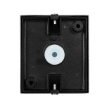 kelvo® MURANO KLV-101-0012 Φωτιστικό Τοίχου / Απλίκα για Λάμπα MR16 με Ντουί GU10 AC 220-240V Αδιάβροχο IP65 - Μαύρο Ματ - Μ6.5 x Π7.5 x Υ7.5cm