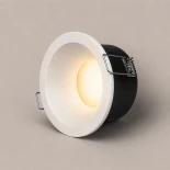 kelvo® SIGMA KLV-101-0042 Χωνευτό Φωτιστικό Downlight Σποτ Μπάνιου για Λάμπα MR16 με Ντουί GU10 AC 220-240V Αδιάβροχο IP65 - Λευκό Ματ - Μ8.5 x Π8.5 x Υ4.5cm / Q7.5cm