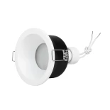kelvo® SIGMA KLV-101-0042 Χωνευτό Φωτιστικό Downlight Σποτ Μπάνιου για Λάμπα MR16 με Ντουί GU10 AC 220-240V Αδιάβροχο IP65 - Λευκό Ματ - Μ8.5 x Π8.5 x Υ4.5cm / Q7.5cm
