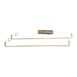 kelvo® LINARIA KLV-101-0260 Κρεμαστό Φωτιστικό Οροφής LED 72W 7200lm 180° AC 220-240V IP20 Ρυθμιζόμενο Λευκό CCT με Χειριστήριο από 2700K έως 6000K Dimmable - Lumileds SMD Chip - Σατινέ Χρυσό Βούρτσας - Μ130 x Π4 x Υ25cm - 3 Χρόνια Εγγύηση