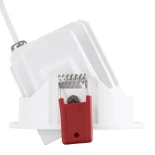 kelvo® LEO KLV-101-0312 Χωνευτό Κινούμενο Φωτιστικό Downlight Σποτ με Honeycomb Anti-Glare Reflector LED 10W 1250lm 38° AC 220-240V IP20 Θερμό Λευκό 2700K - Bridgelux COB Chip & TÜV SÜD Driver - Λευκό & Μαύρο Ματ - Μ8.5 x Π8.5 x Υ6.6cm / Q7.5cm - 5 Χρόνια