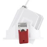 kelvo® LEO KLV-101-0312 Χωνευτό Κινούμενο Φωτιστικό Downlight Σποτ με Honeycomb Anti-Glare Reflector LED 10W 1250lm 38° AC 220-240V IP20 Θερμό Λευκό 2700K - Bridgelux COB Chip & TÜV SÜD Driver - Λευκό & Μαύρο Ματ - Μ8.5 x Π8.5 x Υ6.6cm / Q7.5cm - 5 Χρόνια